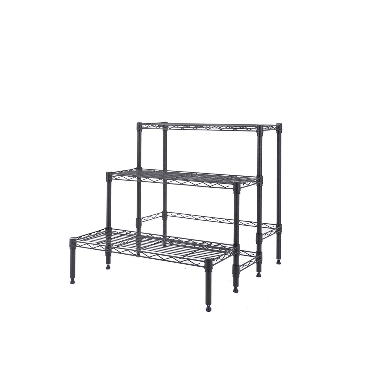 Heavy beam rack features.metal TV stand for 65 inch TV