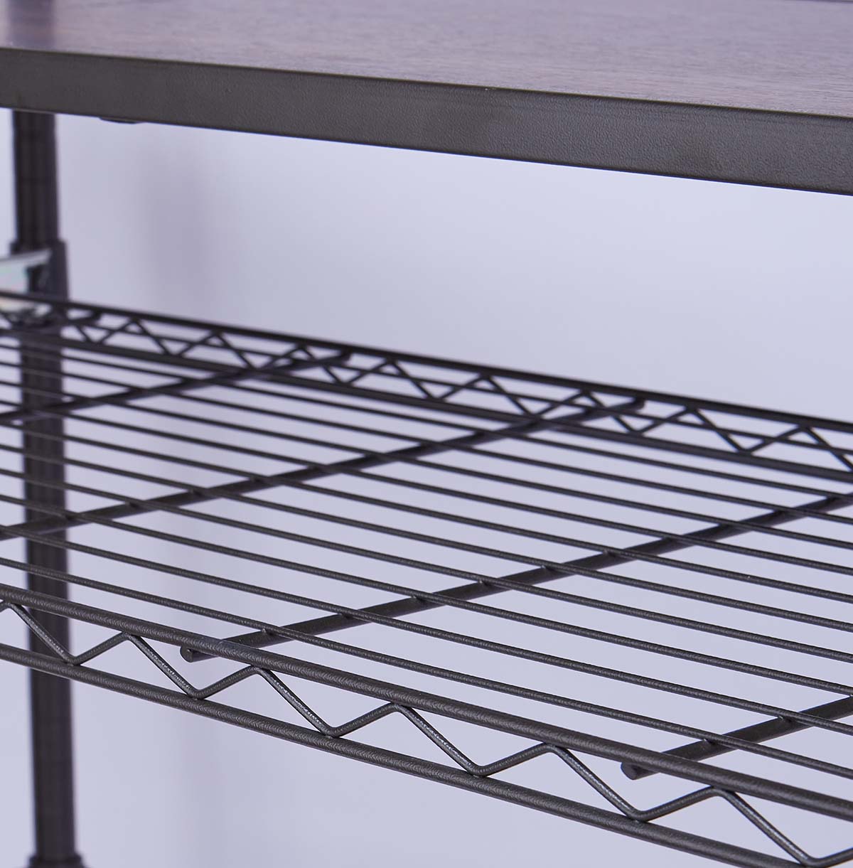 4 tier steel wire shelf Manufacturing