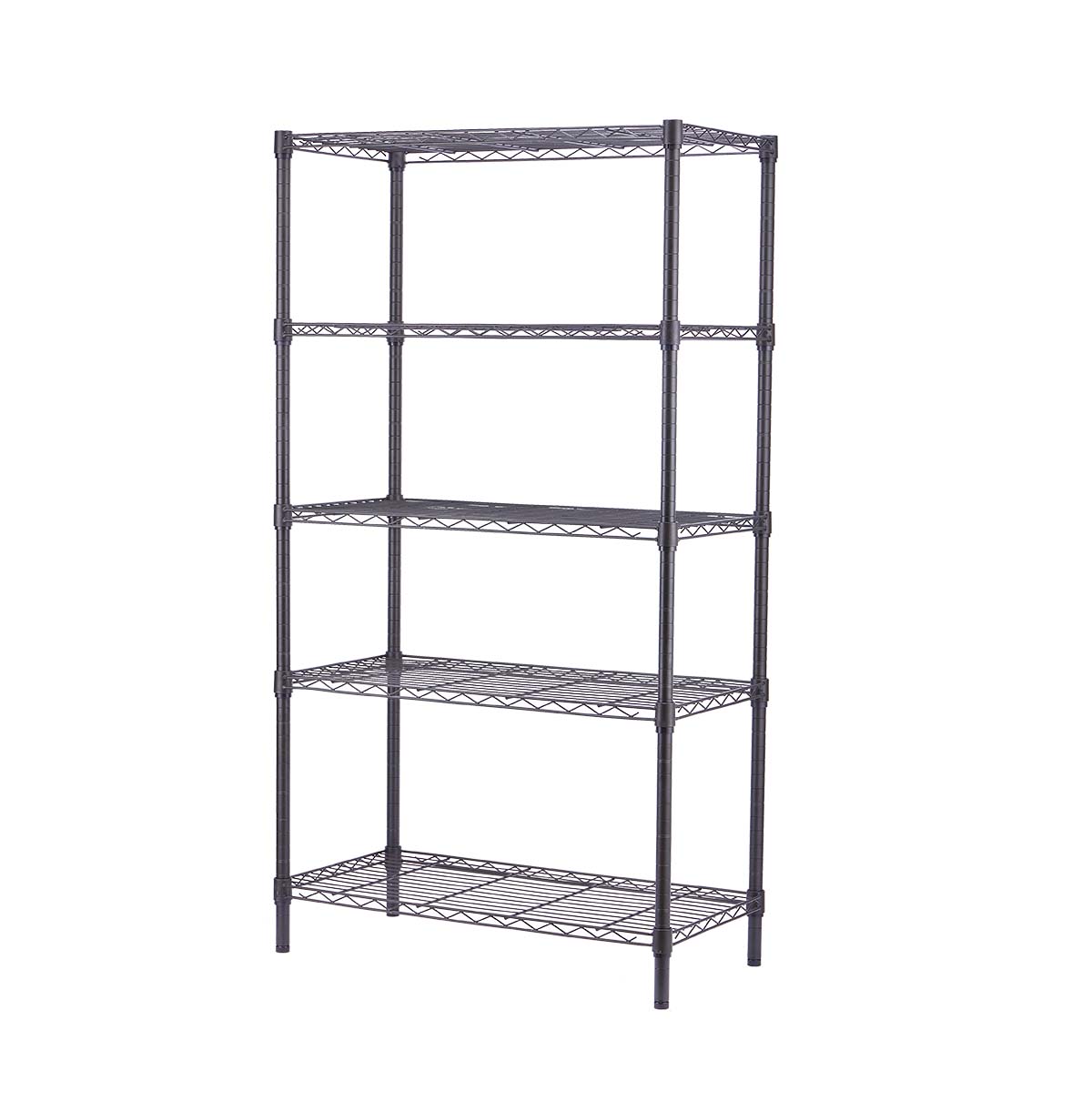 5-Tier Bookshelf / Book Storage Rack / Adjustable Book Case