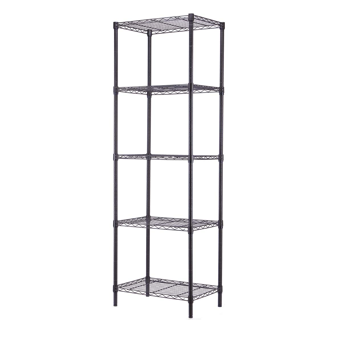 5 shelf wire storage rack supplier