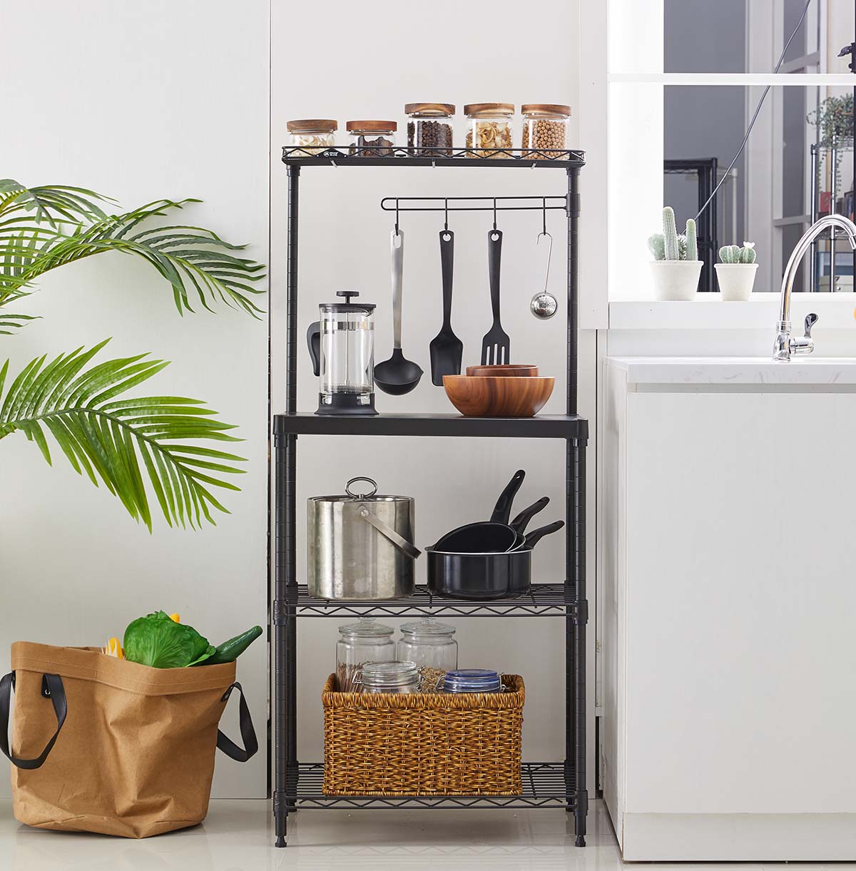 wire closet shelf organizer