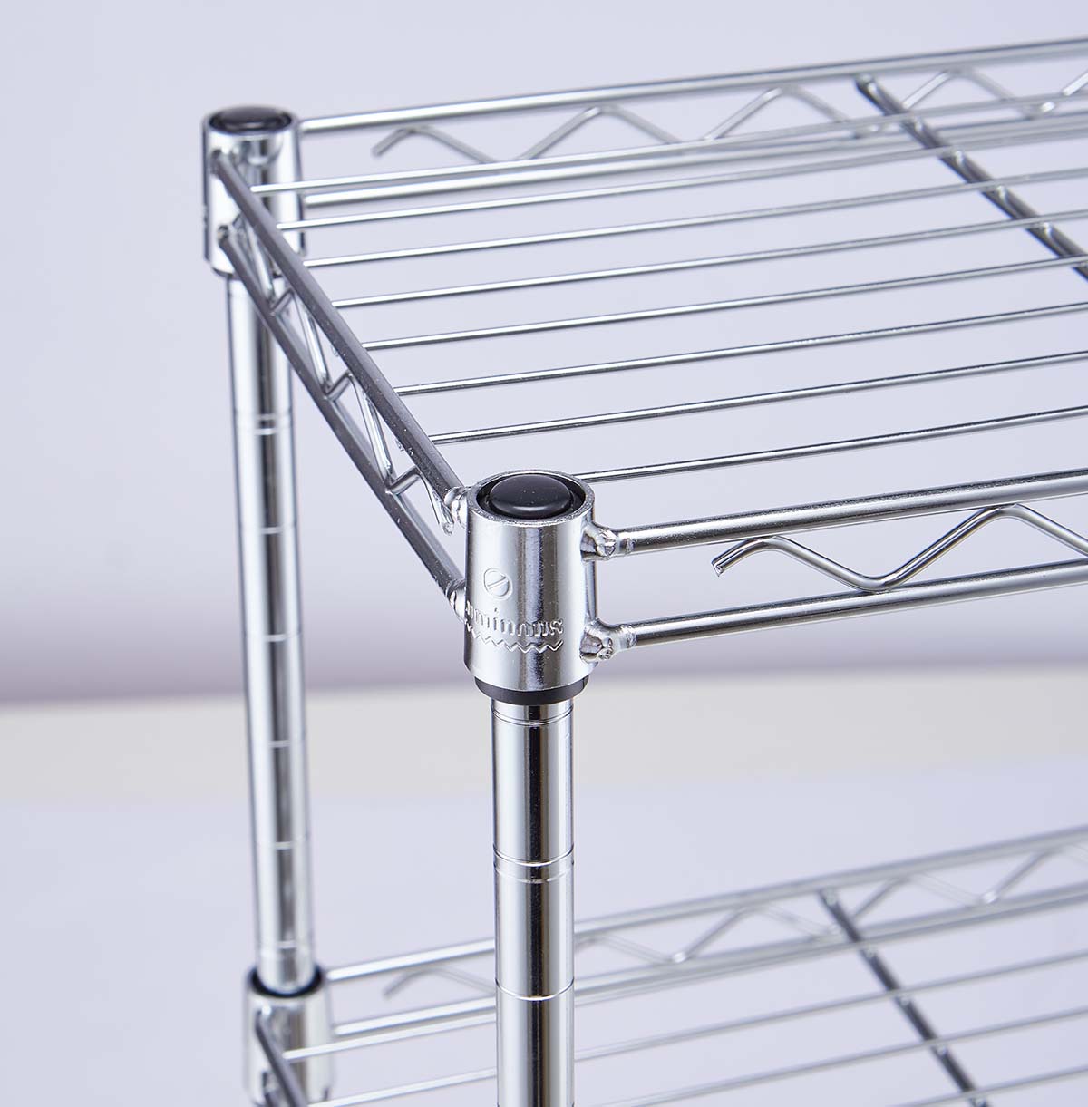  5 Shelf Storage Rack Metal Shelves for Garage Storage / 24 x 48 Chrome Wire Shelf / 18 x 30 Chrome Wire Shelf