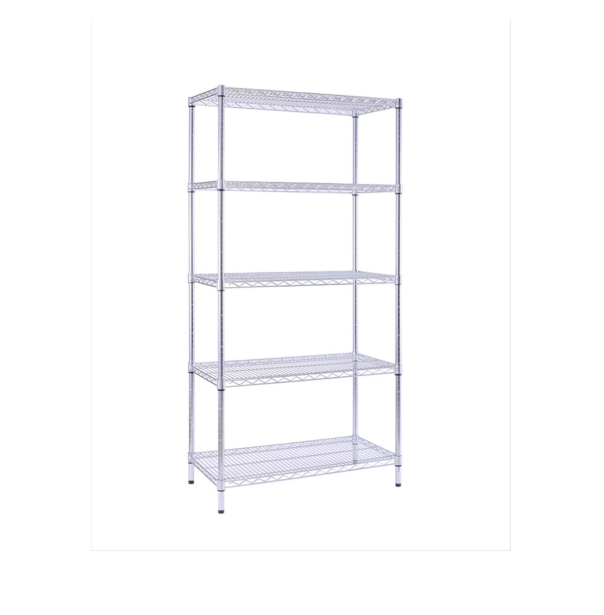 stainless steel table with wire shelf.Shelf safety and industry standards and regulations