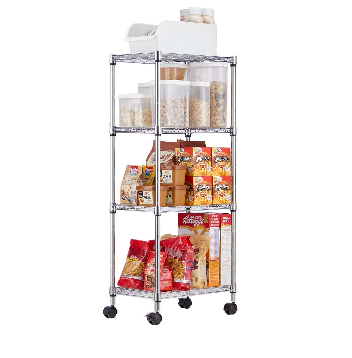 4 tier metal bookself distributors