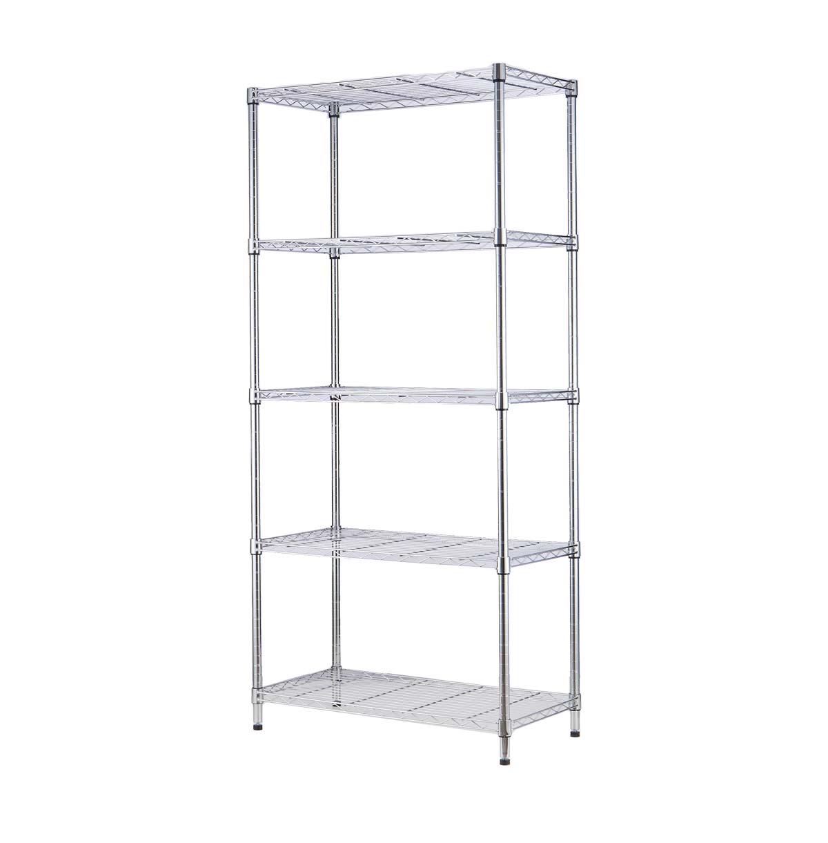 5 shelf wire storage rack supplier