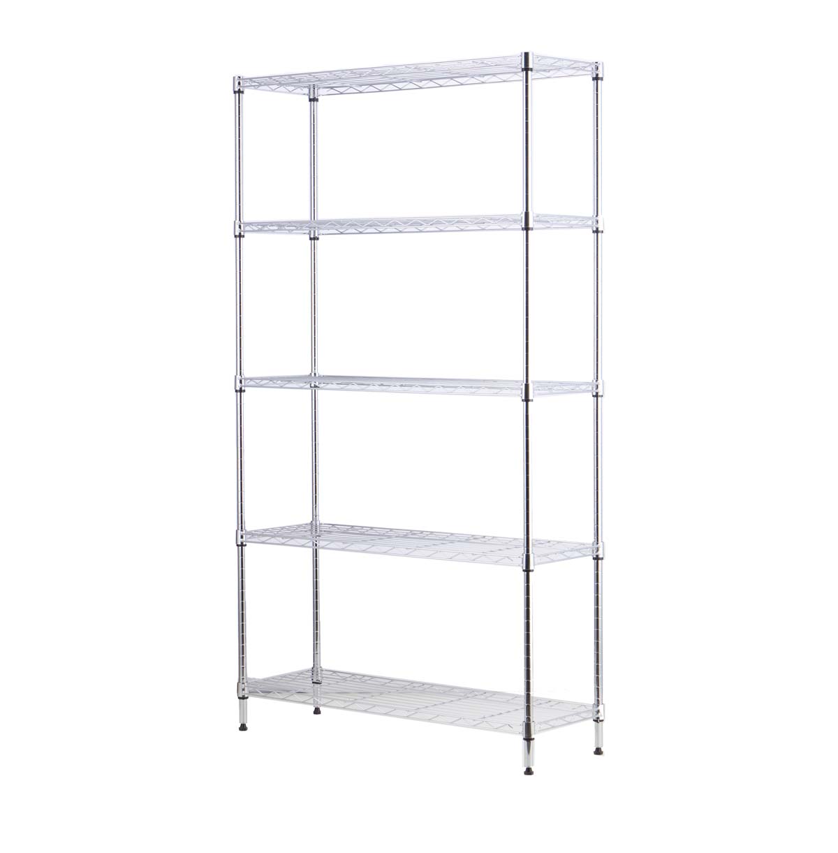 5-shelf wire storage rack distributors