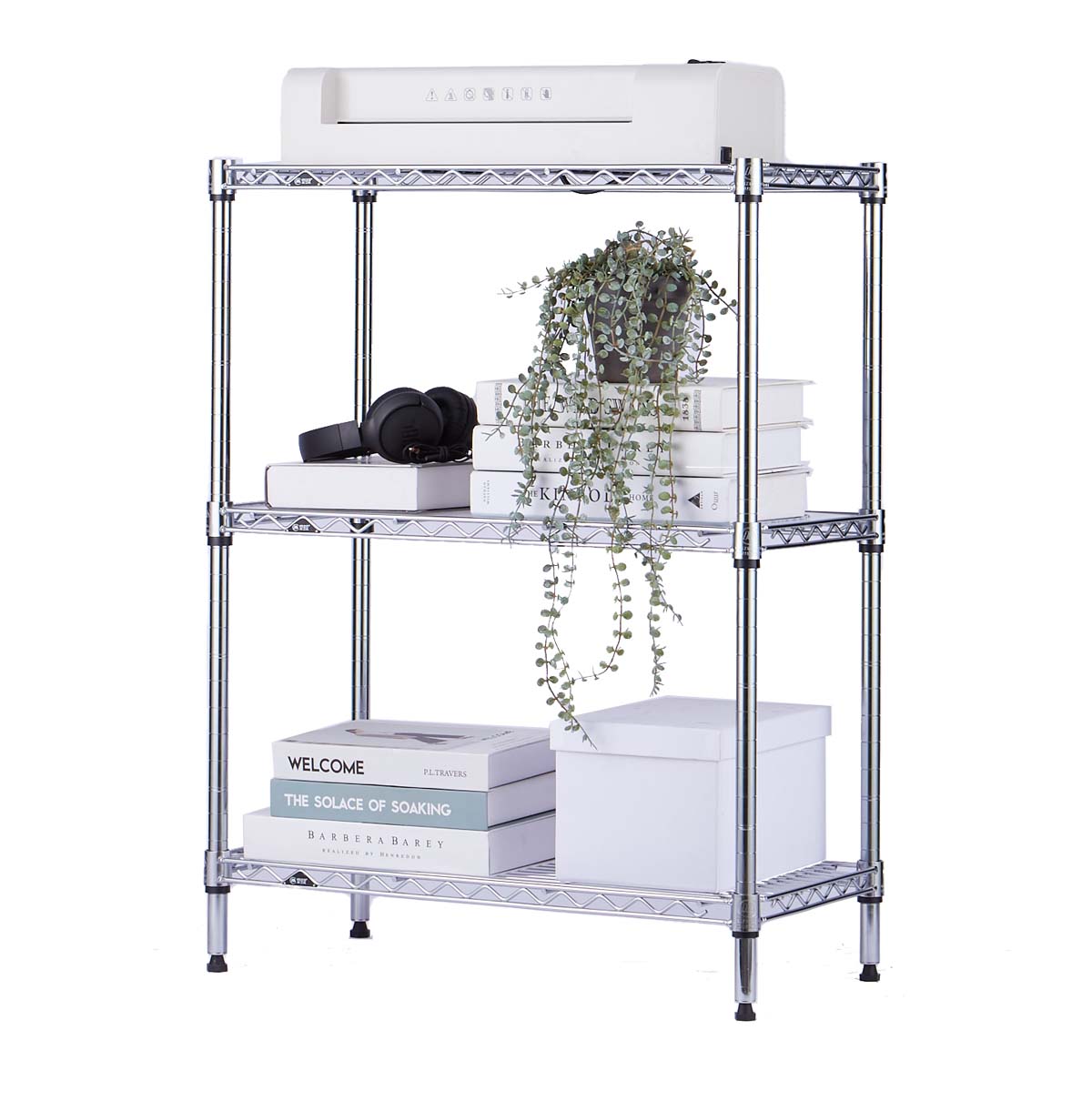 3-Tier Bookshelf / Book Storage Rack / Adjustable Book Case