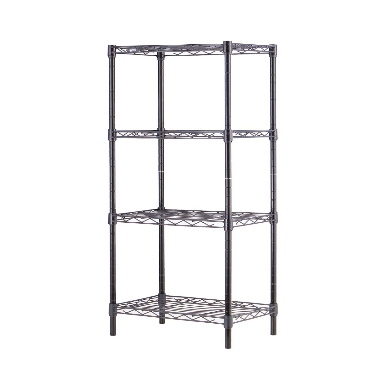 4-Tier Utility Shelving Unit / Steel Wire Shelf / Steel Organizer Wire Rack