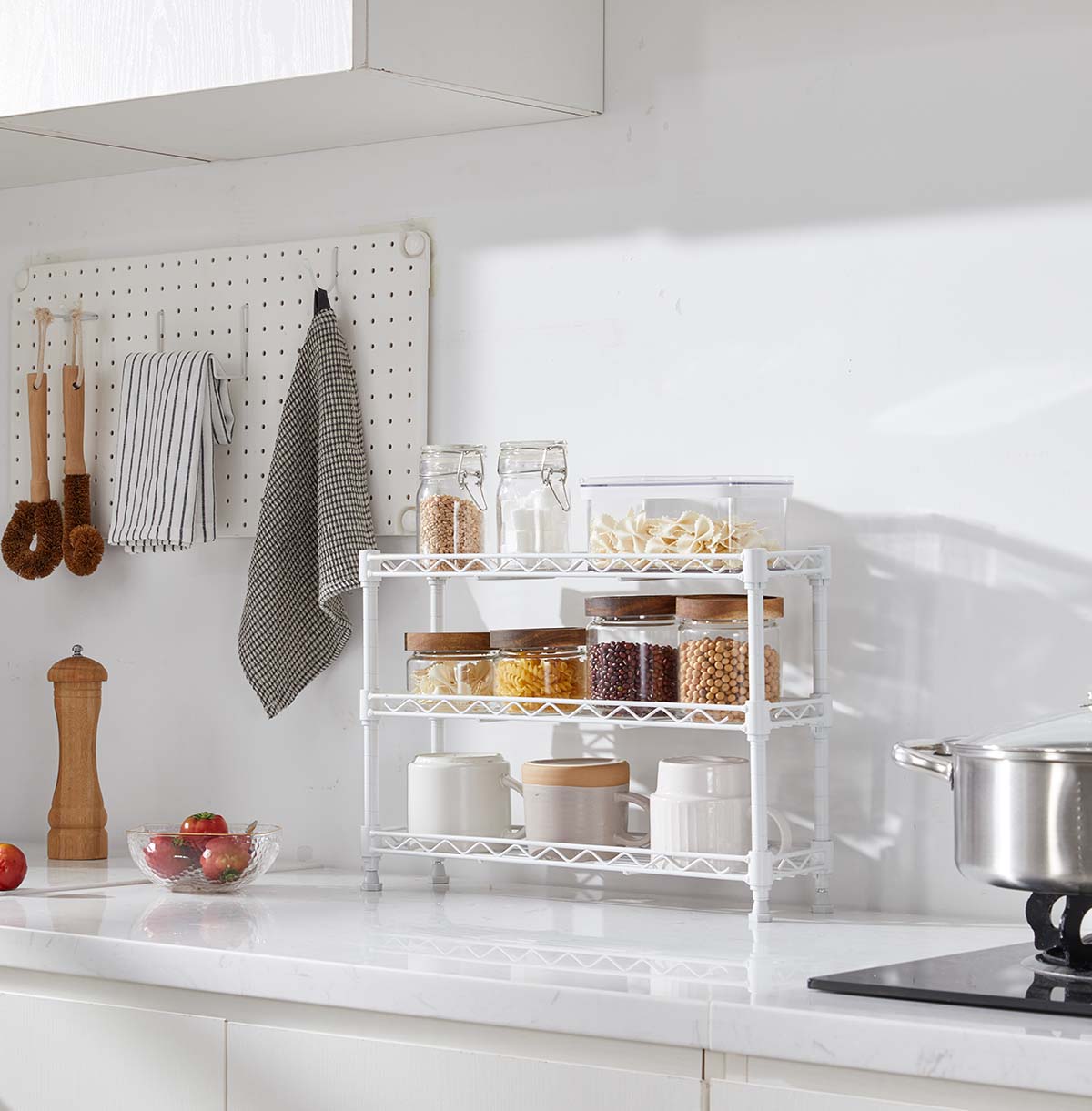 wire storage rack kitchen maker