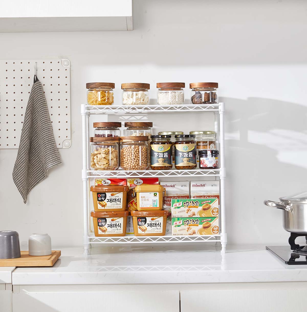 kitchen storage shelving unit Solution