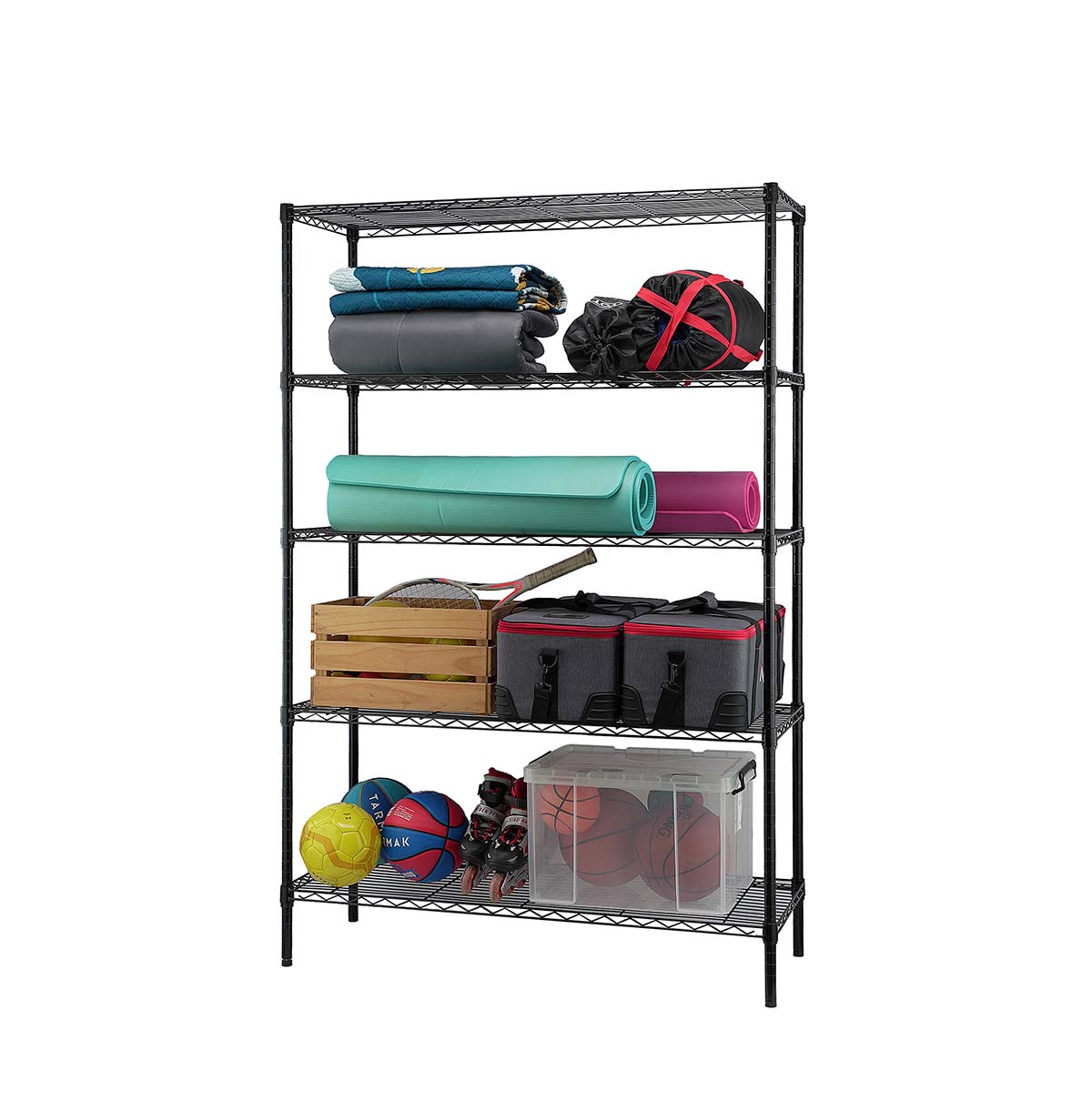 Steel Heavy Duty 5-Tier Utility Shelving Unit