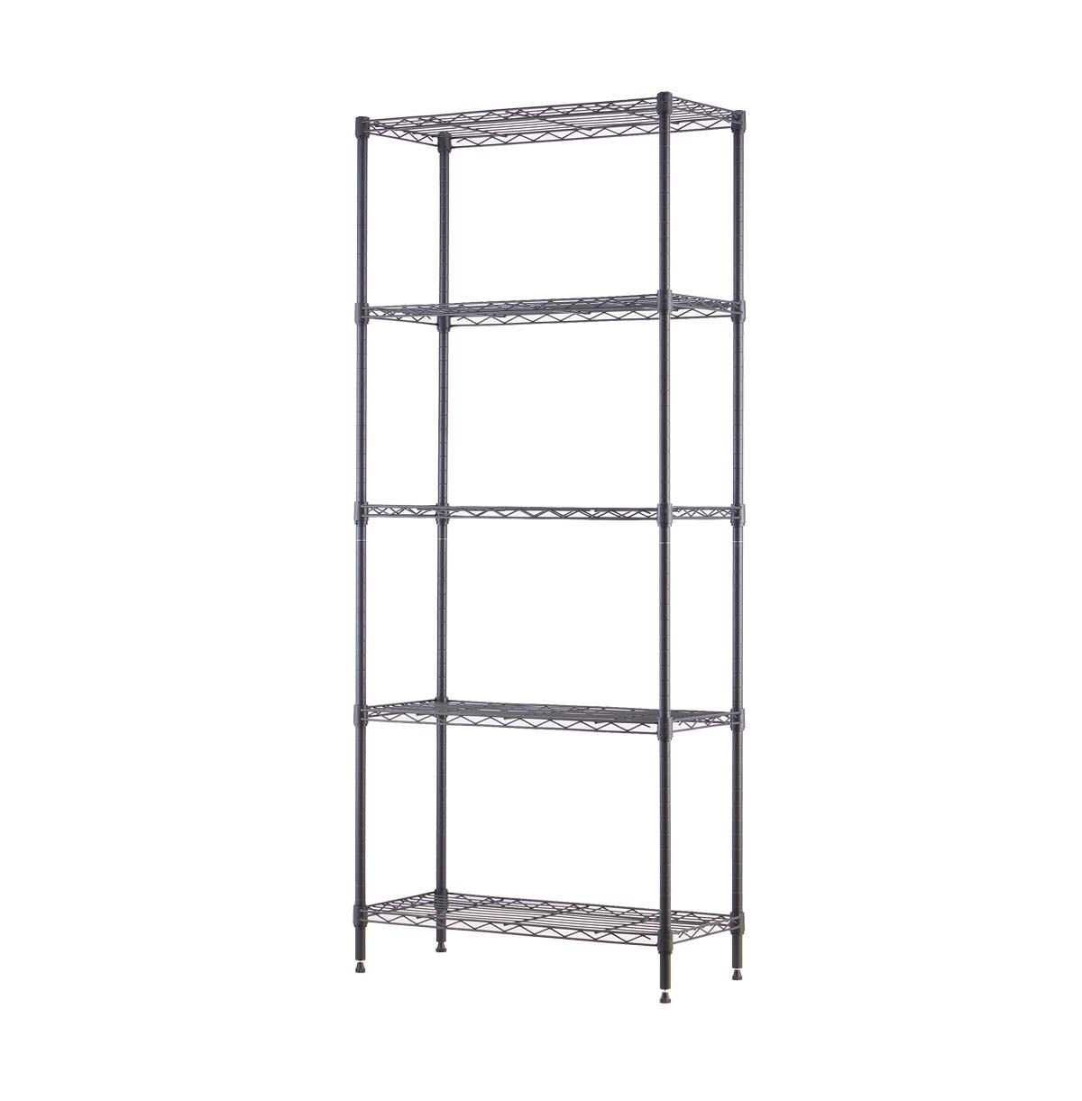 5-shelf wire storage rack supplier