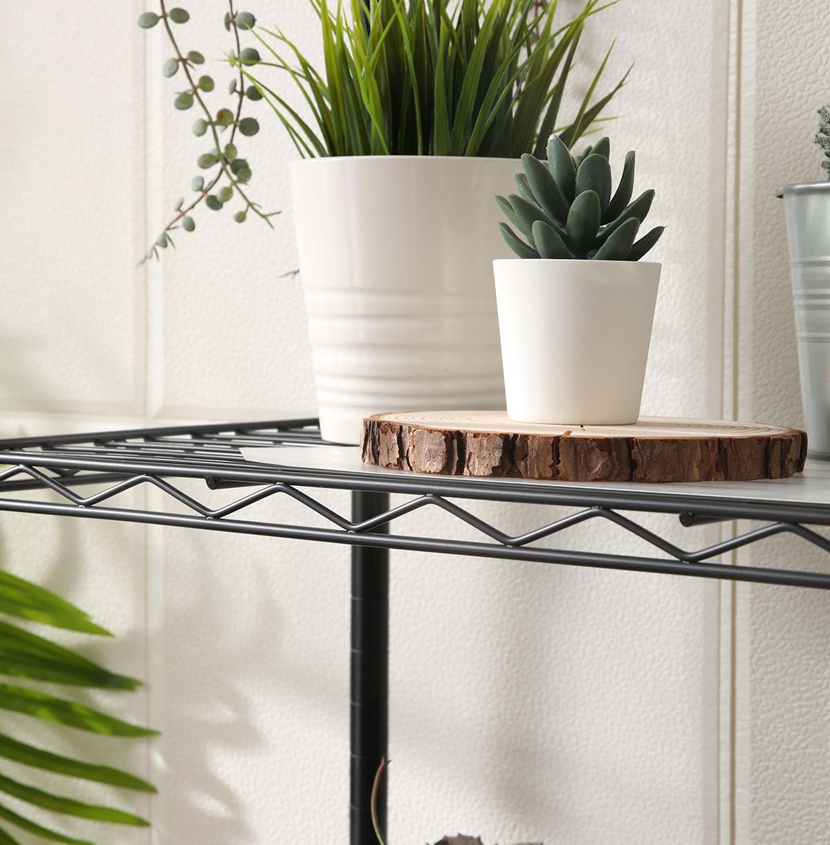 3-Tier Indoor Outdoor Plant Display Shelf / Metal Plant Shelf / Metal Plant Stand / Plant Rack / Flower Pot Organizer / Flower Display Rack