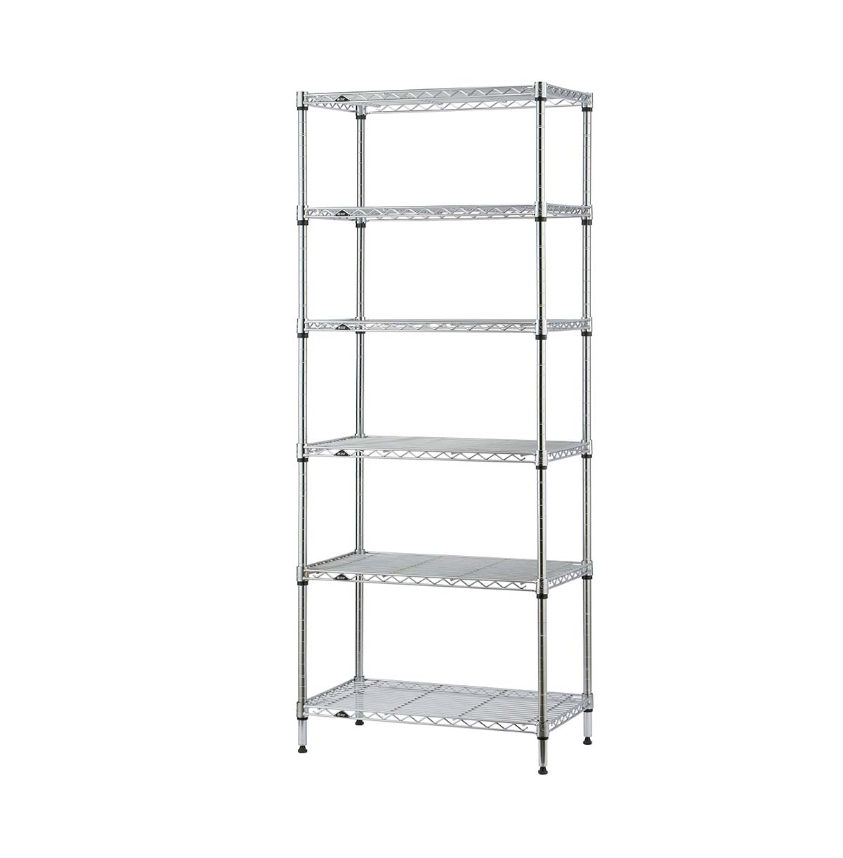 6-Tier Laundry Wire Shelf / Mini Chrome Wire Shelving Unit