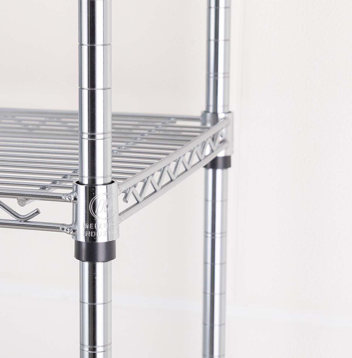 4-Tier Wire Chrome Shelving Unit / Mini Metal Wire Rack