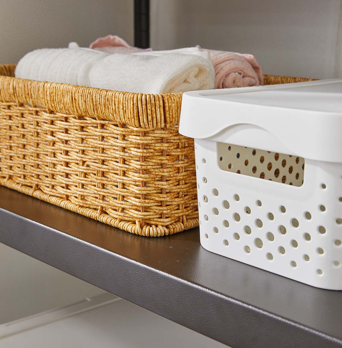 3-Tier Washing Machine Storage Rack With Wood Top