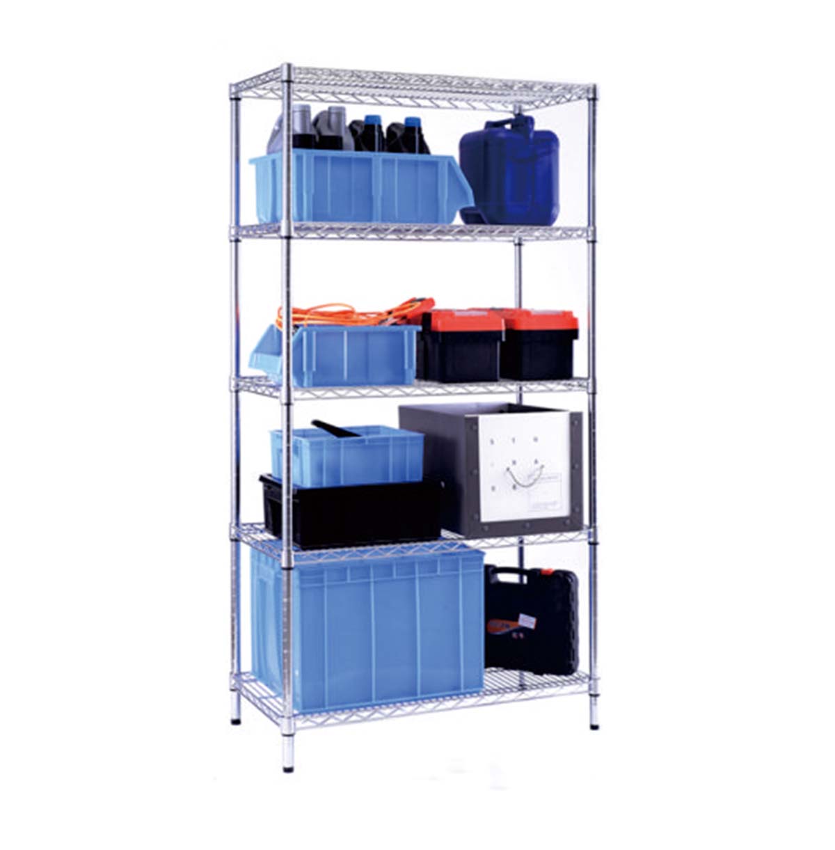 Wire Mesh Shelving Unit / Metal Wire Storage Rack / Custom Steel Wire Racks