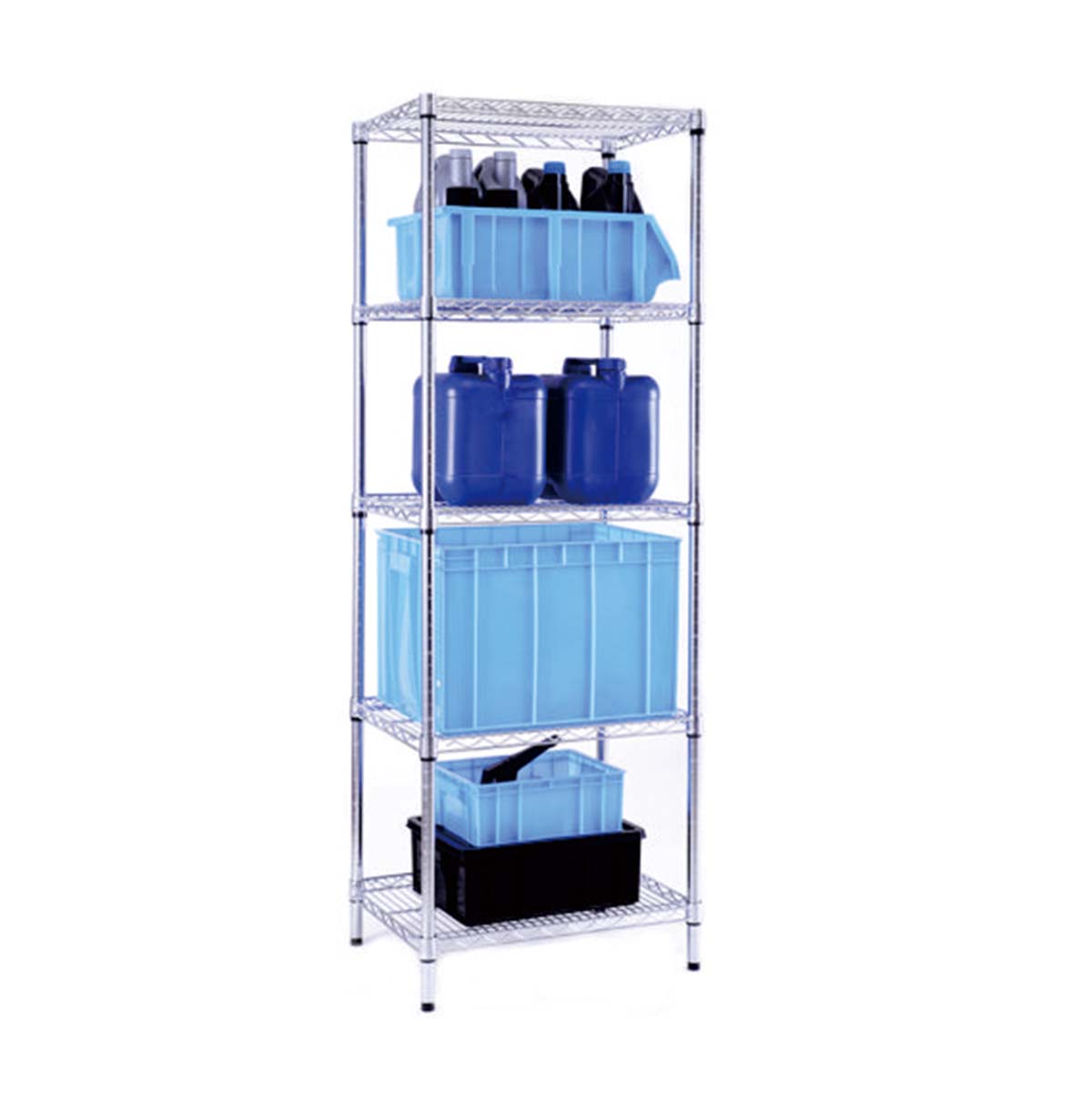 Wire Mesh Shelving Unit / Metal Wire Storage Rack / Custom Steel Wire Racks