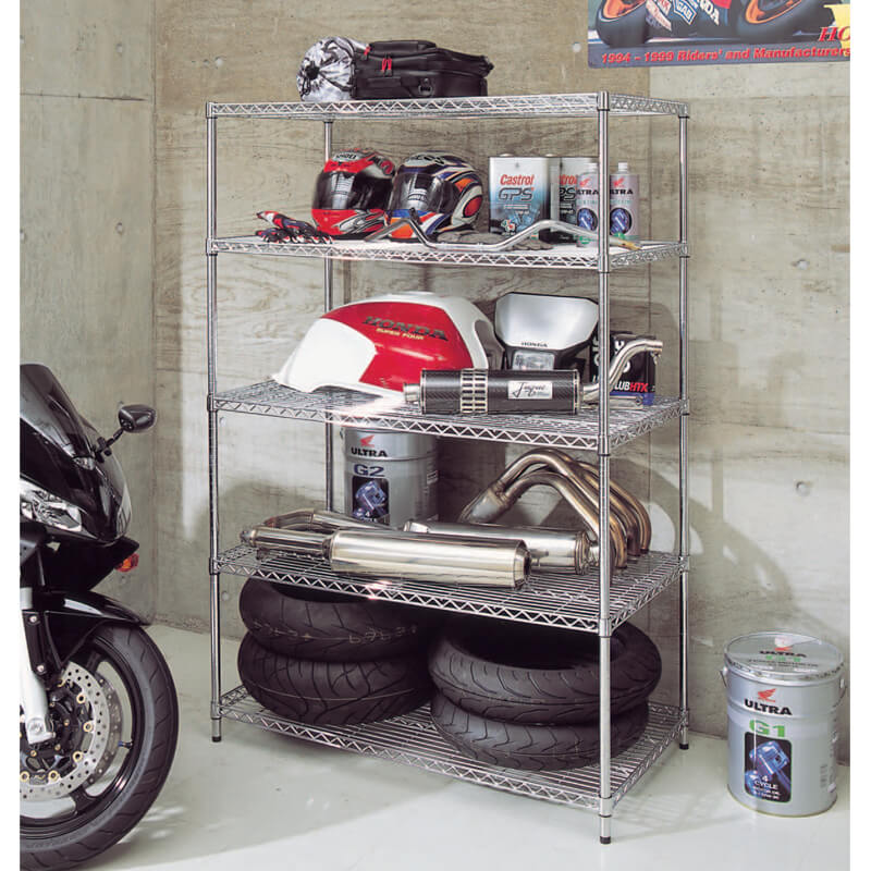 4-Tier 5 Tier Garage Storage Shelving Unit / Metal Steel Garage Shelving / Heavy Duty Metal Garage S