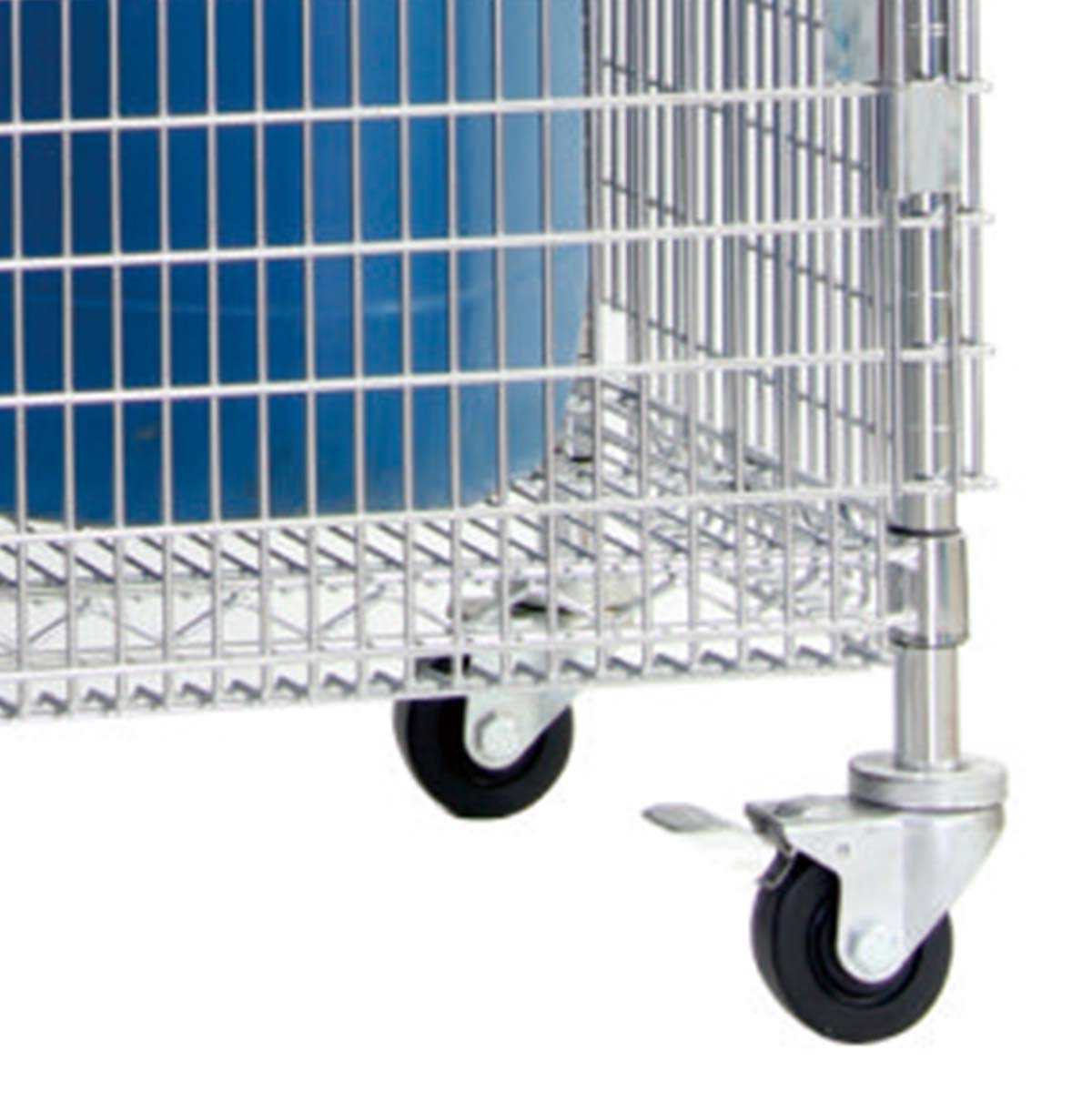 Heavy Duty Steel Security Cart / Custom Steel Wire Racks / Steel Wire Racking