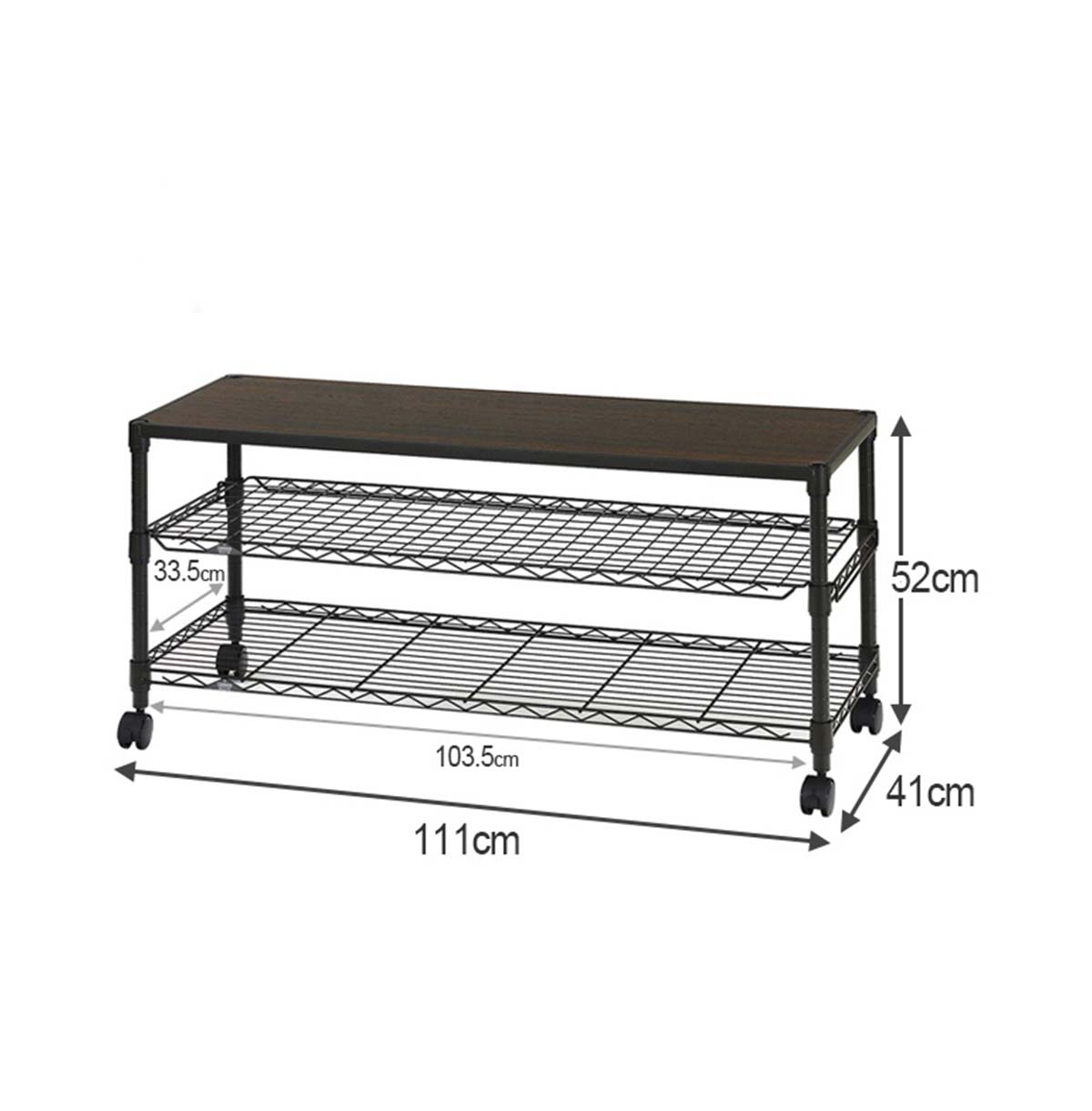 3 tier metal bookself Production