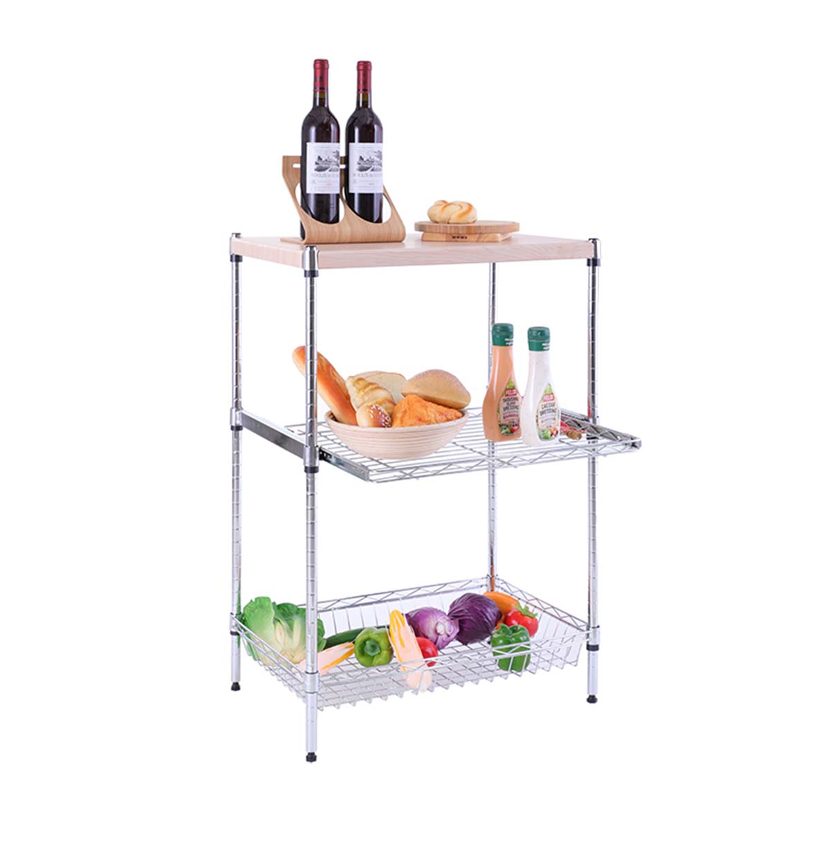 stainless steel wire shelf kitchen