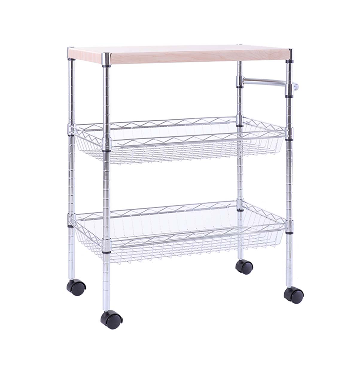 stainless steel wire shelf wall mounted