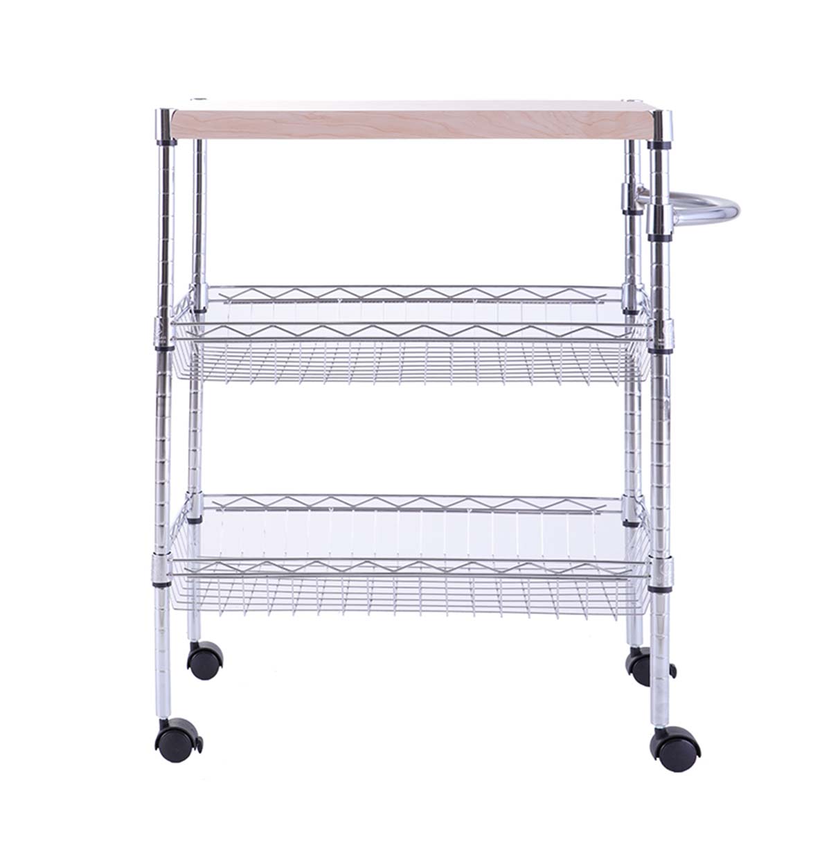 stainless steel wire shelf wall mounted