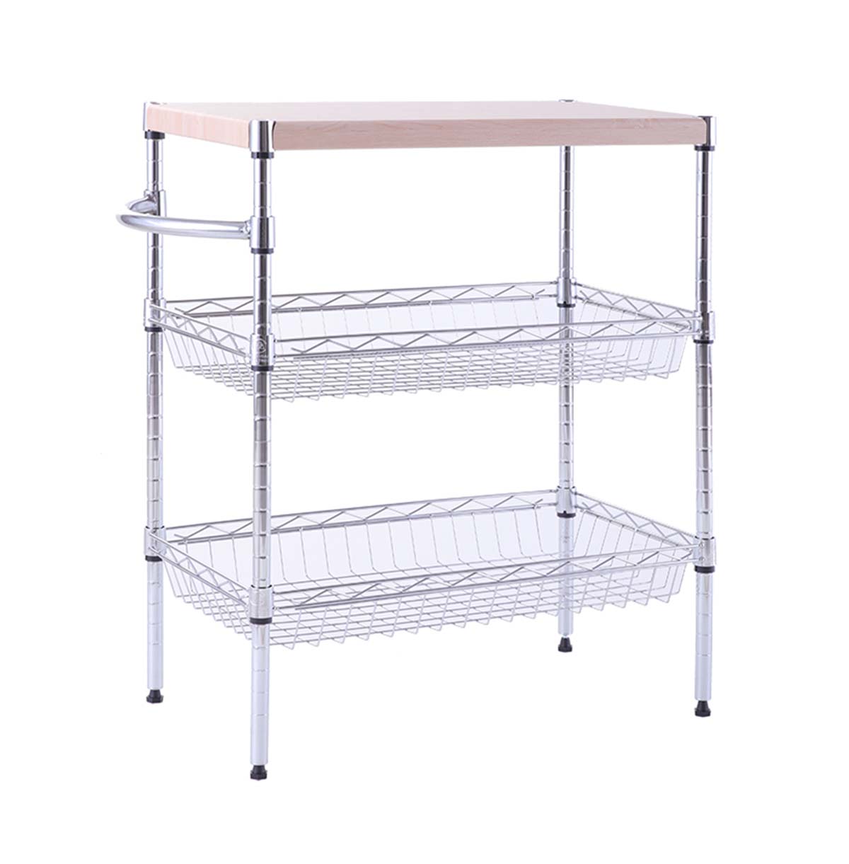 stainless steel wire shelf wall mounted