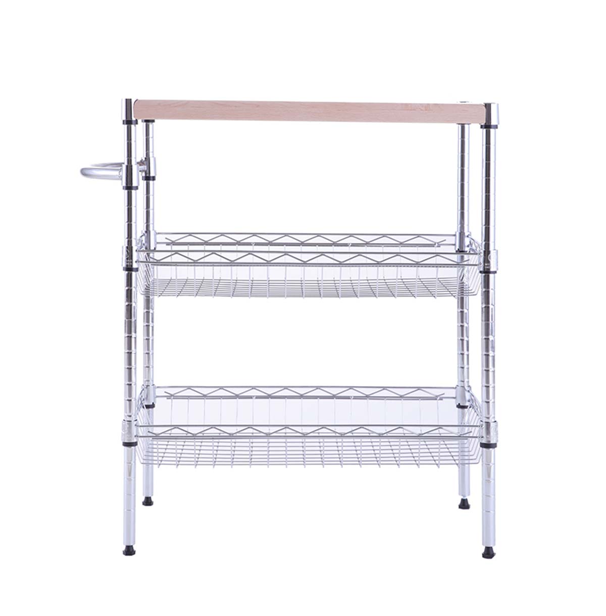 stainless steel wire shelf wall mounted