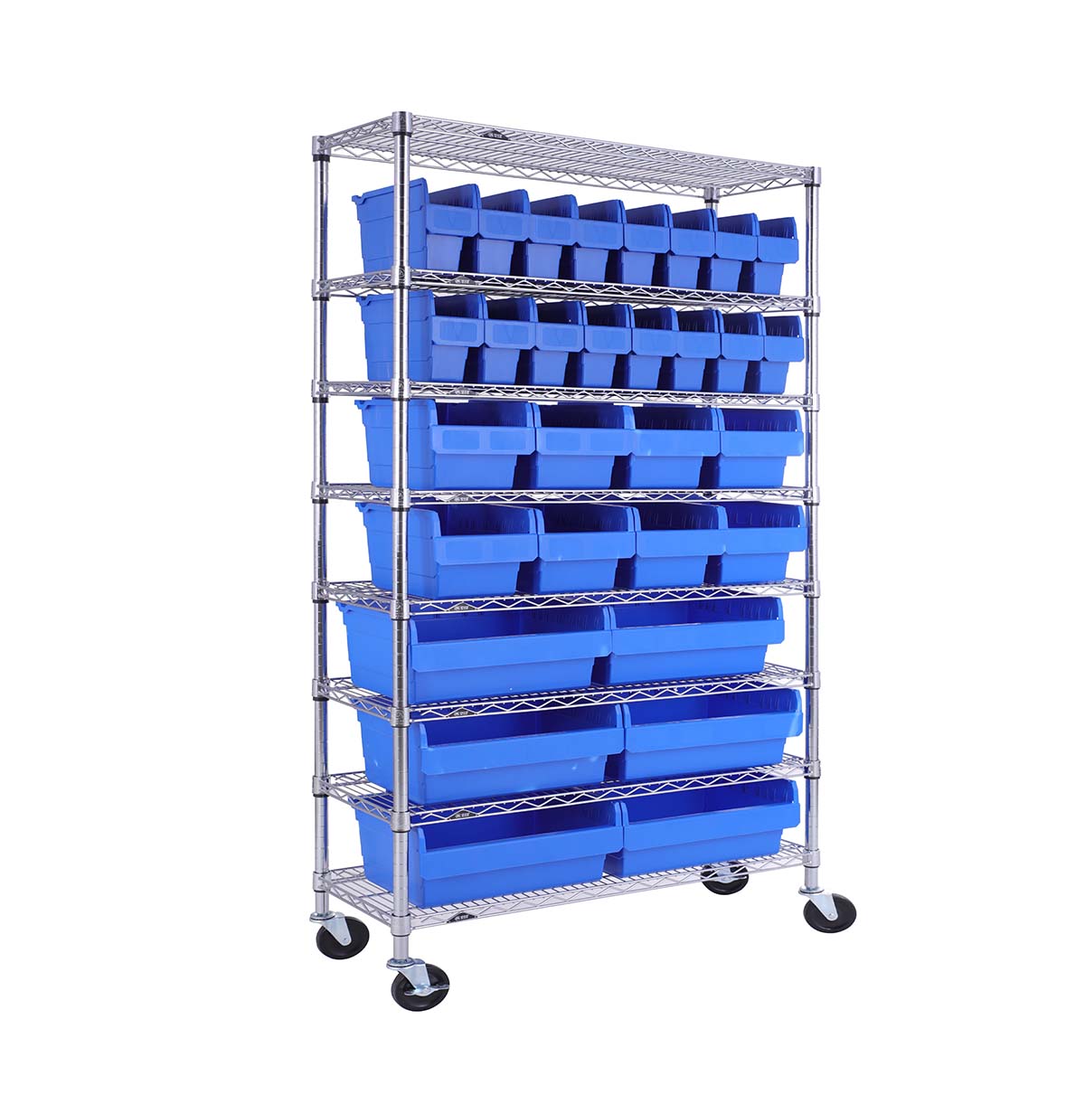 Wire Shelving for Industrial  Wire Rack with Basket  Heavy Duty Wire Shelving Unit