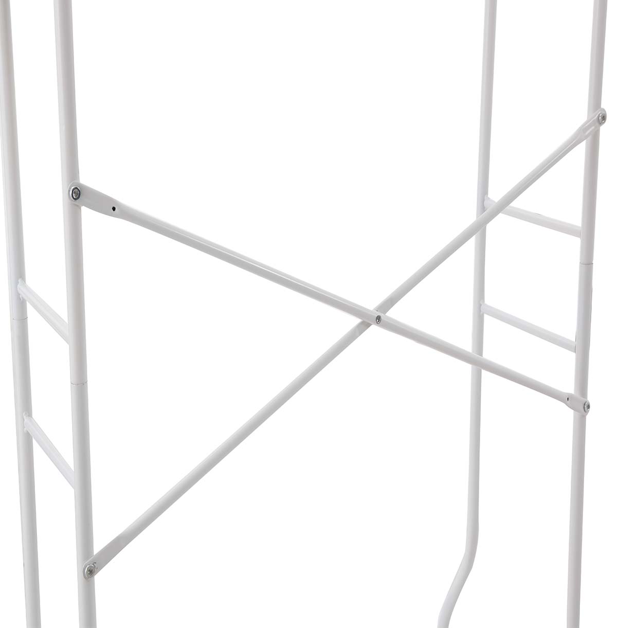 2-Tier Wire Shelving Units / Over The Toilet Storage Shelf / Bathroom Space Saving Organizer Rack Adjustable Stand 