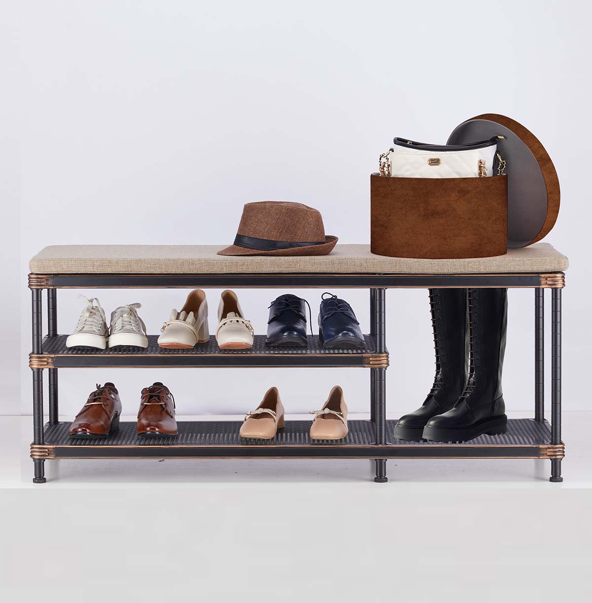 Metal Retro Shoes Rack