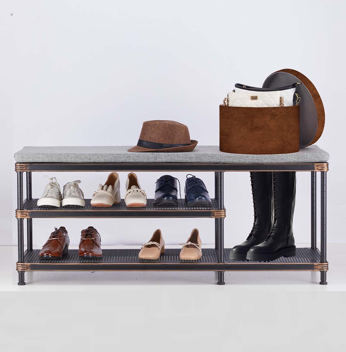 Metal Retro Shoes Rack