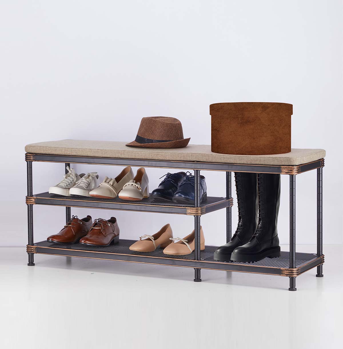 Metal Retro Shoes Rack