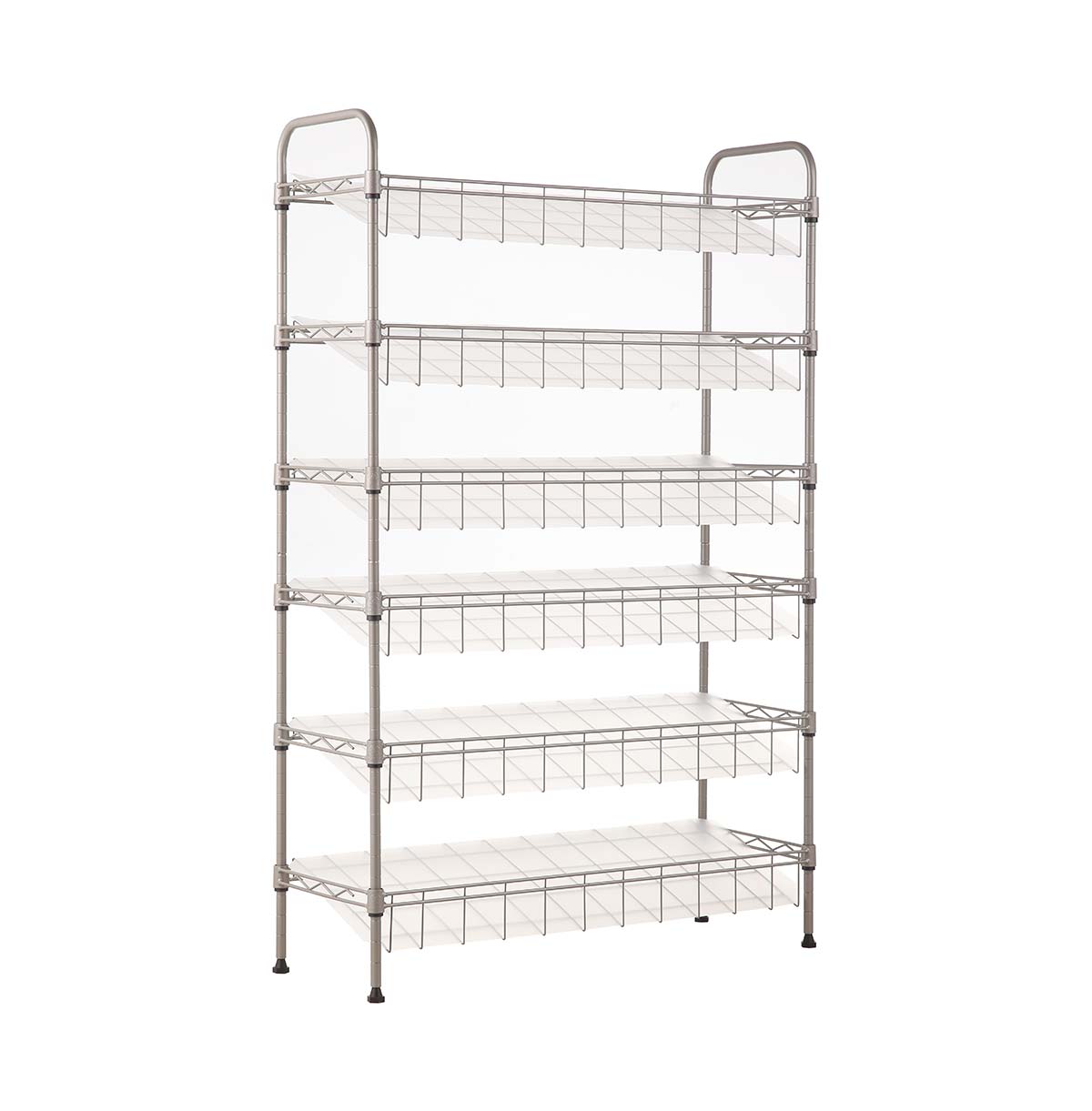 stainless steel wire shelf cart