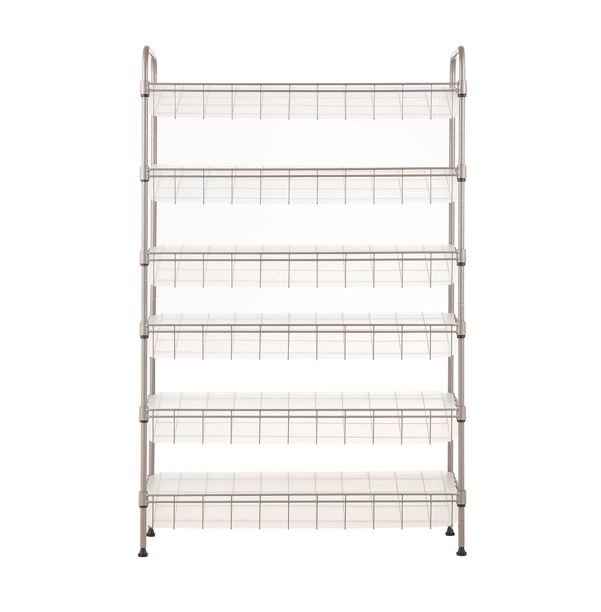 stainless steel wire shelf cart