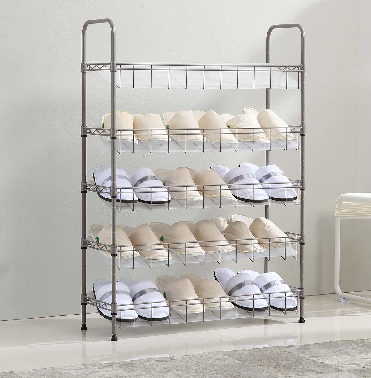 5-Tier Wire Shoes Rack