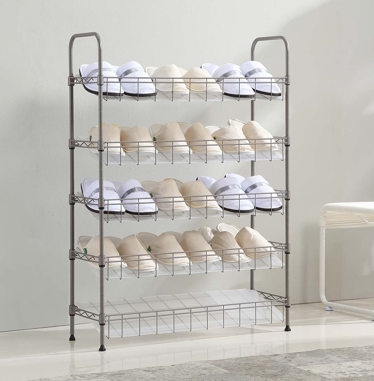 5-Tier Wire Shoes Rack