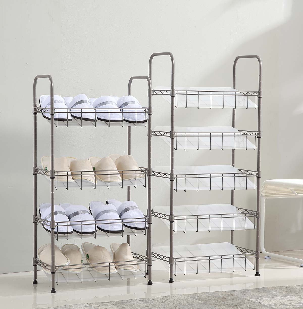 5 shelf wire storage rack distributors