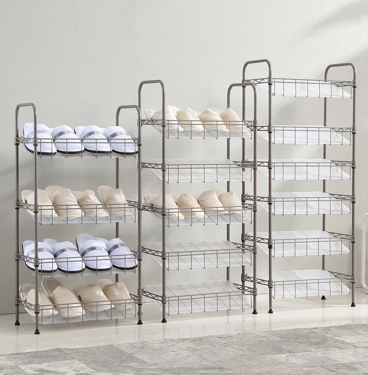 4 tier wire shelving unit custom