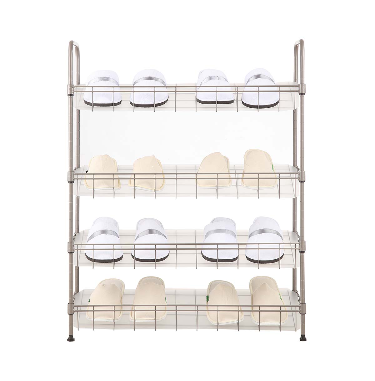 4 tier wire shelving unit