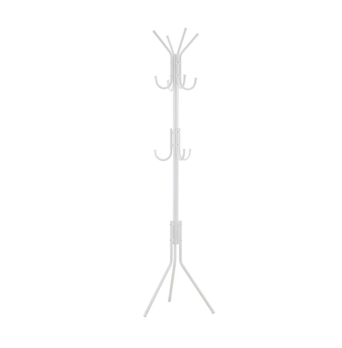 Metal Clothes Rack Metal Coat Rack Stand - White