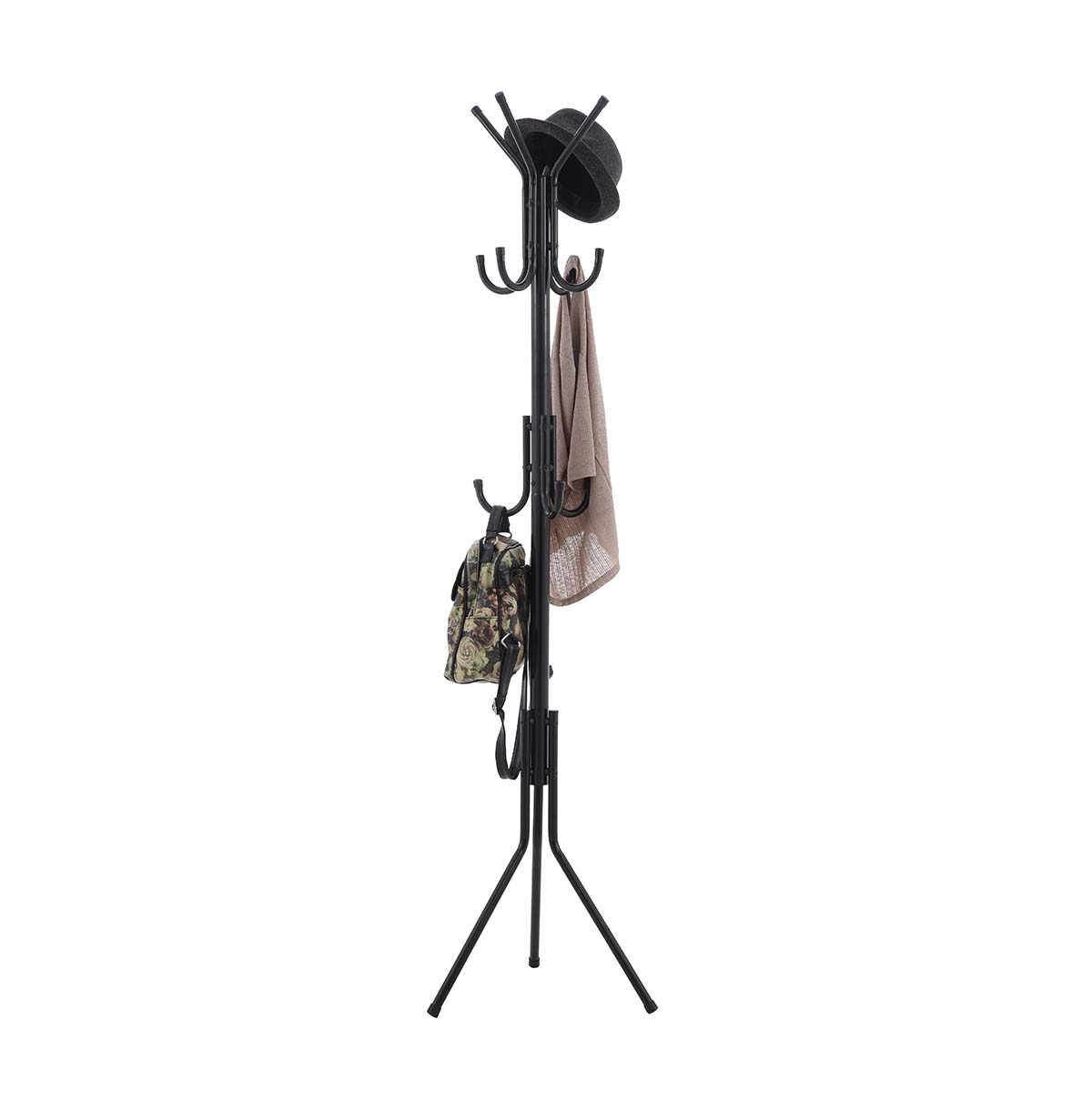 Metal Clothes Rack Metal Coat Rack Stand - Black