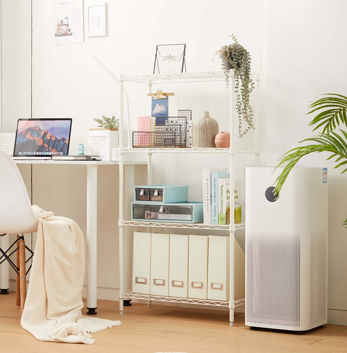 storage shelving unit with doors