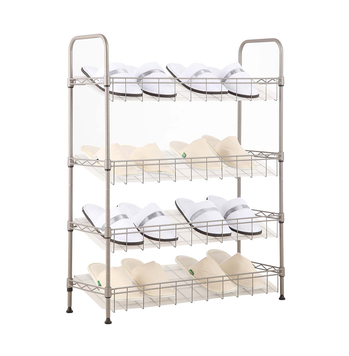 4 tier metal bookself wholesaler