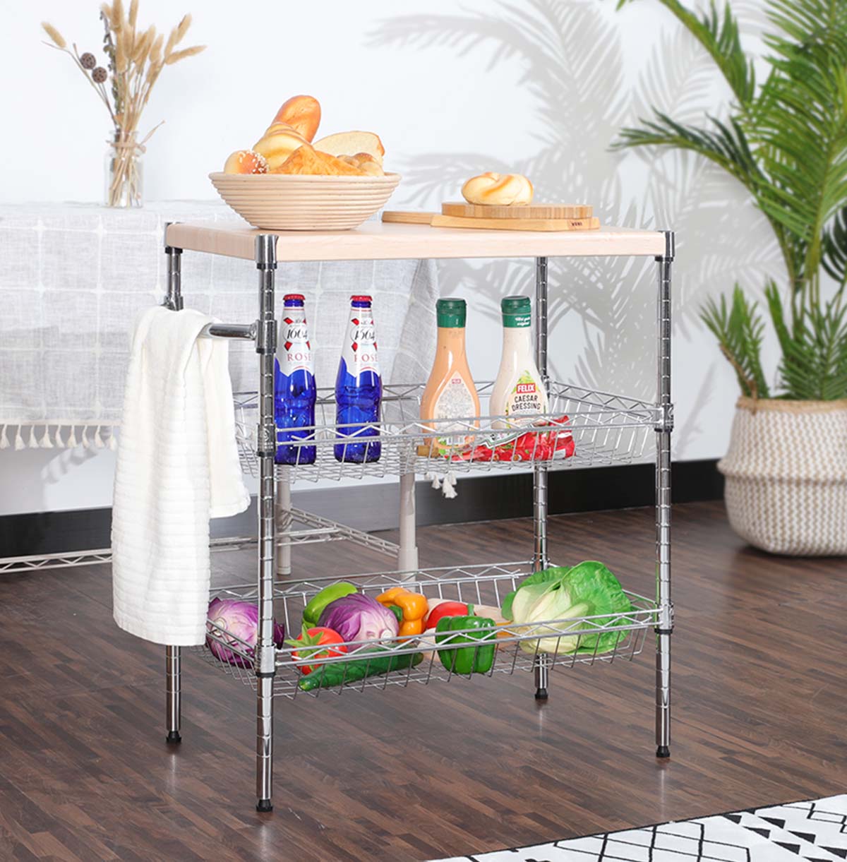 Titanium alloy shelf structure.storage rack shelving unit