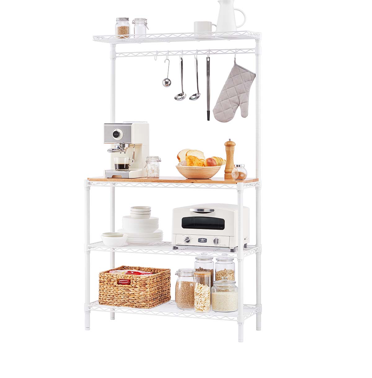 Grinding tool shelf.white metal garage shelving