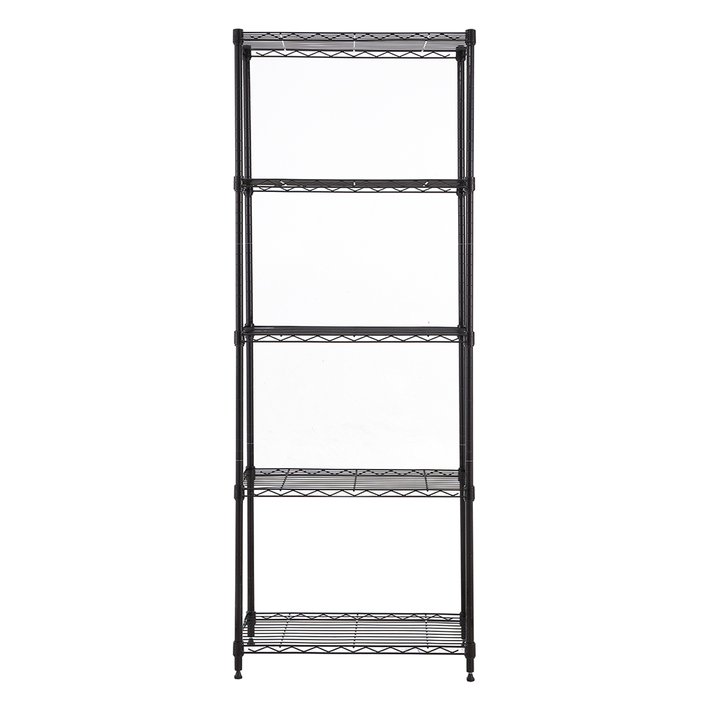 MZG Steel Storage Shelving 5-Tier, Black