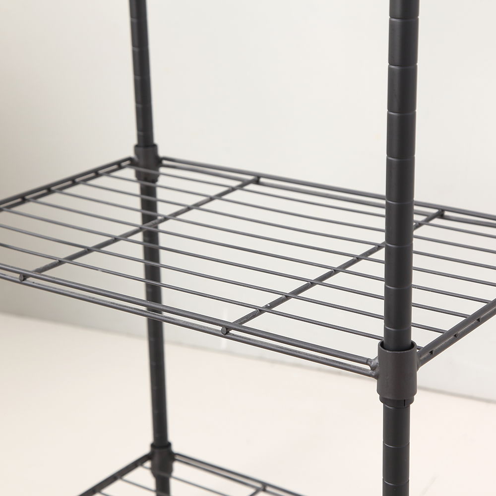 MZG Wire Storage Shelving 3-Tier, Grey